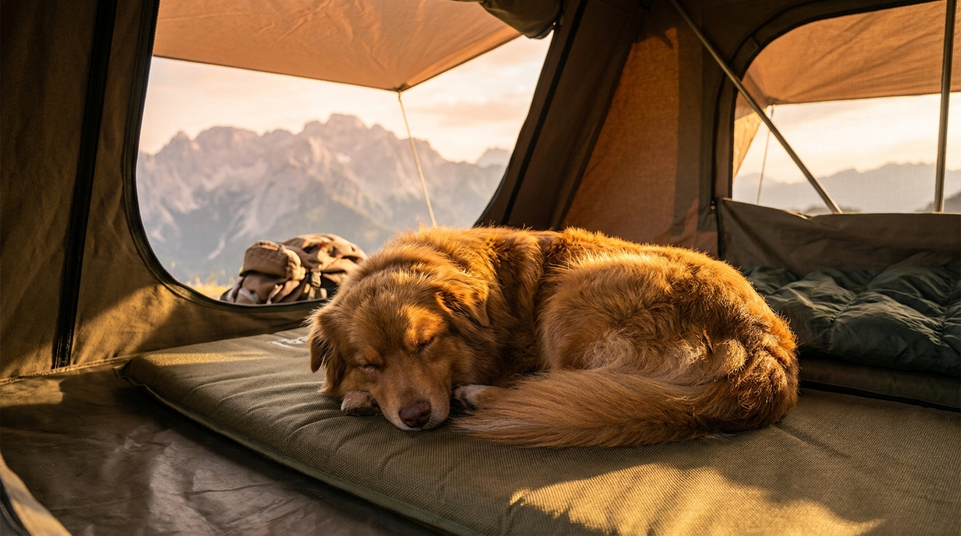 Dog Camping Bed & Sleeping Pads