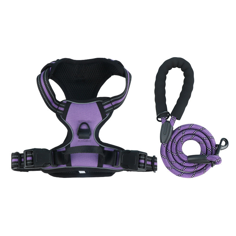 Reflective Dog Harness and Leash