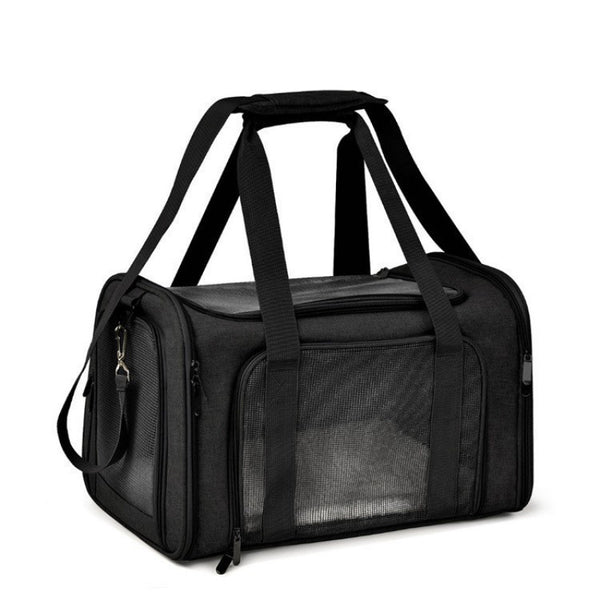 Portable Dog Carrier Bag black