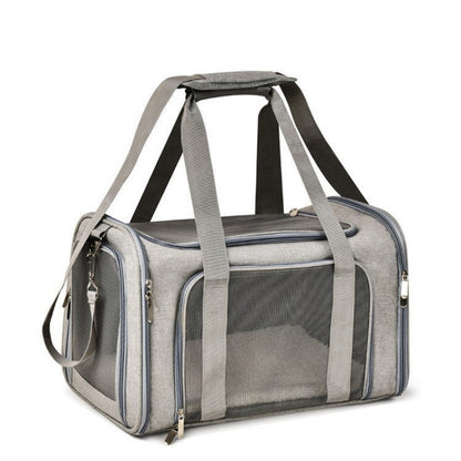 Portable Dog Carrier Bag grey