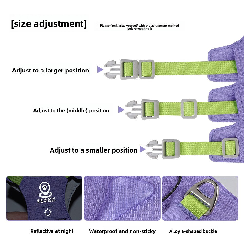 Quick-Dry Reflective Outdoor Dog Harness