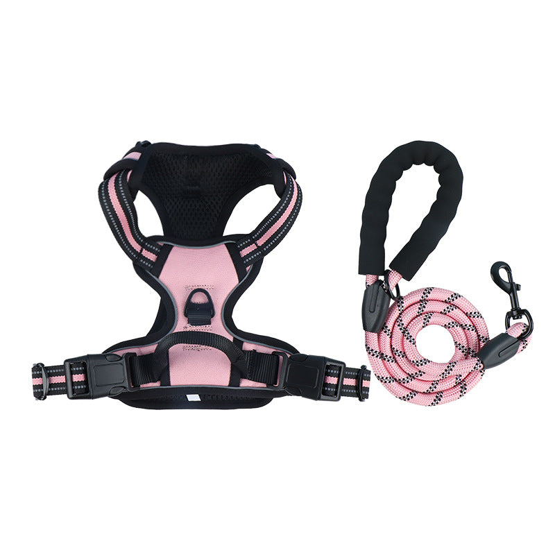 Reflective Dog Harness and Leash