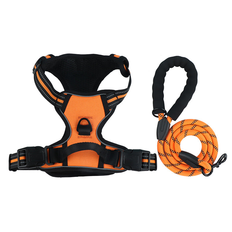 Reflective Dog Harness and Leash