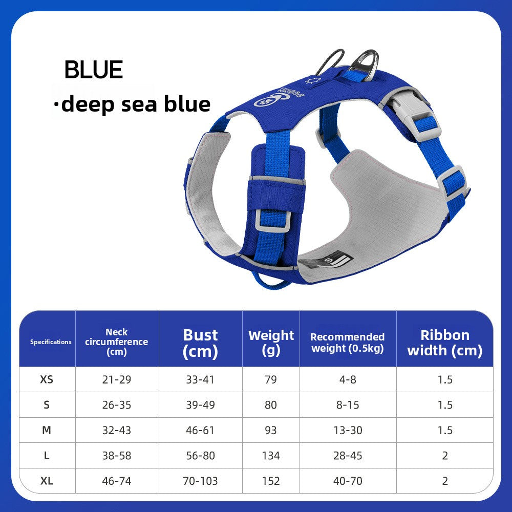 Quick-Dry Reflective Outdoor Dog Harness