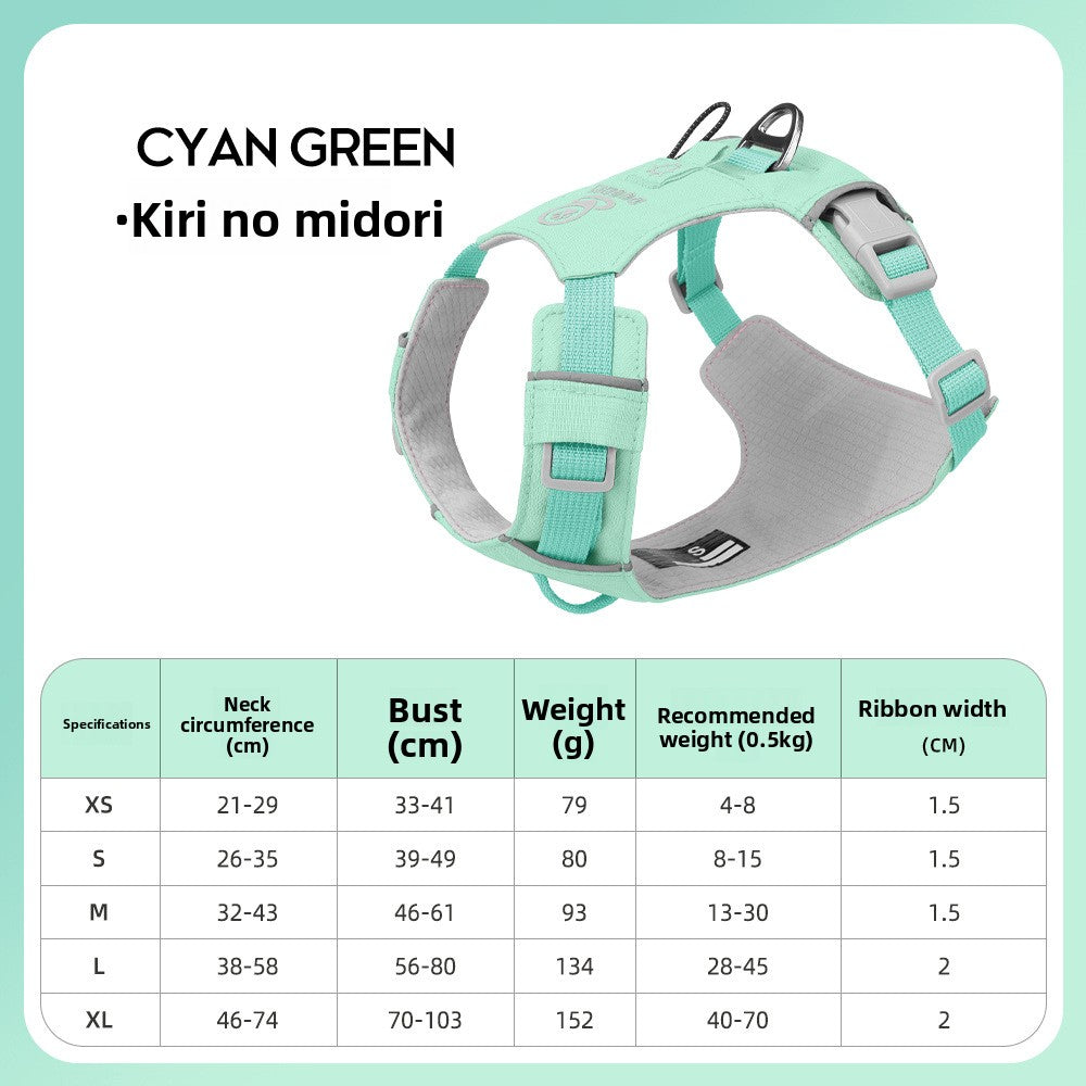 Quick-Dry Reflective Outdoor Dog Harness